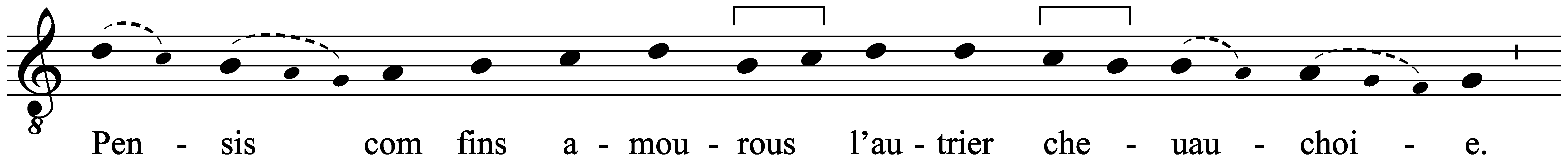 Work musical notation